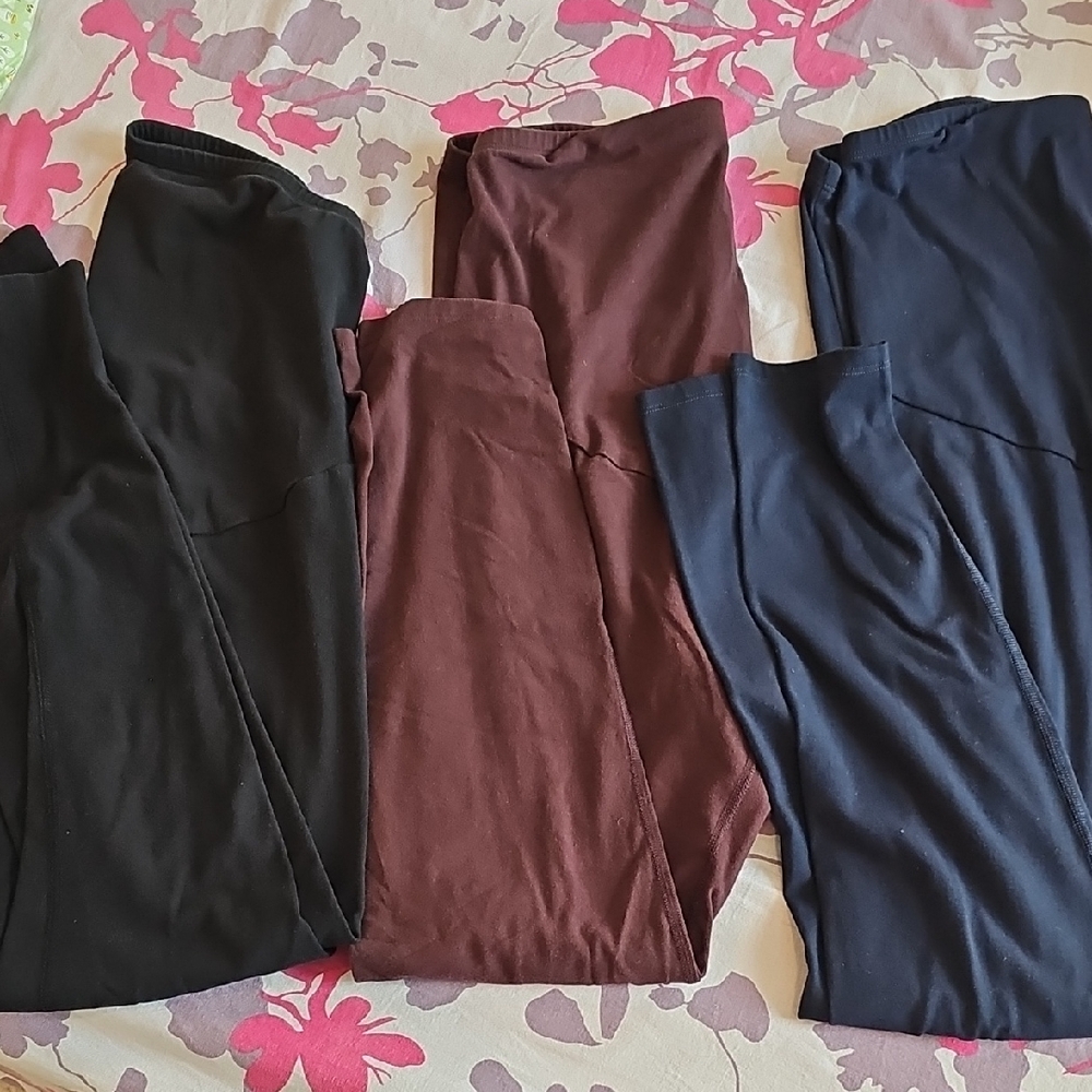 Sonoma Black and Brown Leggings Set for Versatile Style